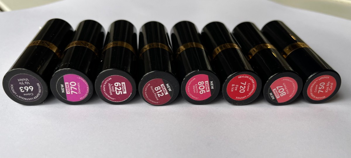 My Revlon Super Lustrous Lipstick Collection (Present &&nbsp;Past)